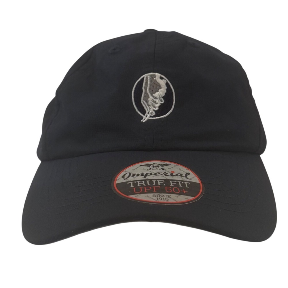 Imperial True Fit UPF 50+ Navy Blue‎ Embroidered Baseball Cap Men's In His Hans